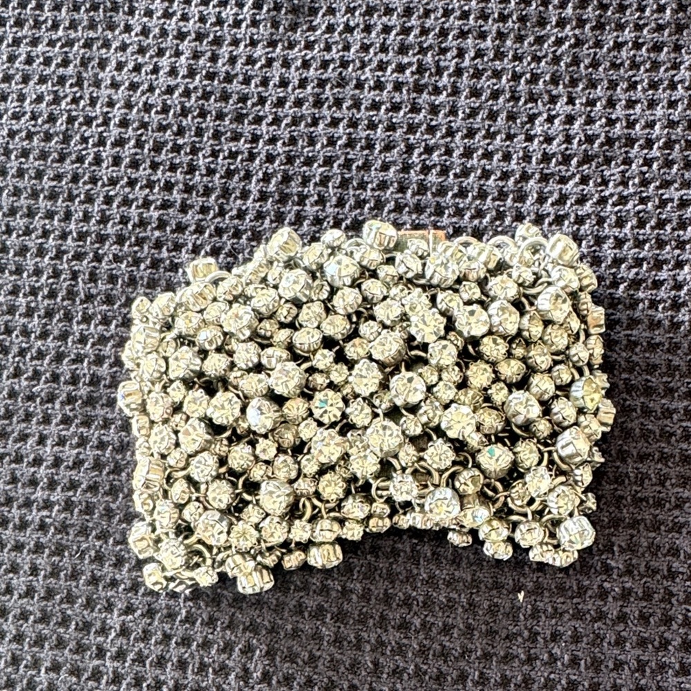 Sparkling Silver Rhinestone Bracelet